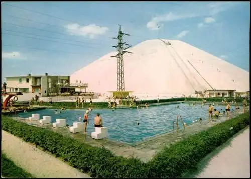 Ansichtskarte Hirschau Sommer-Ski-Paradies und Schwimmbad 1978