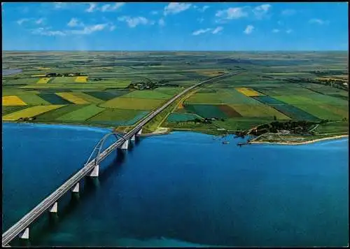 Ansichtskarte Fehmarn (Insel) Luftbild Fehmarnsund-Brücke 1978