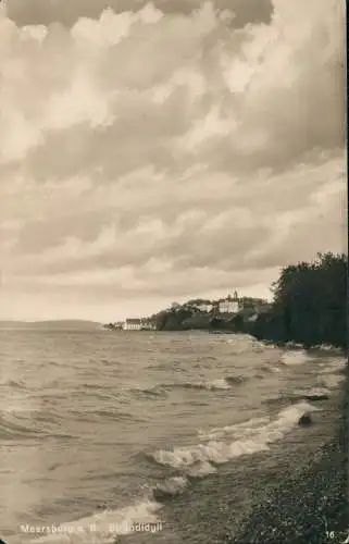 Ansichtskarte Meersburg Blick auf die Stadt 1928