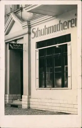 Ansichtskarte  Hausfassade Privataufnahme Schuhmacher 1940