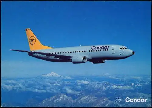 Ansichtskarte  Flugzeug Airplane Avion Condor Boeing 737-300 1994