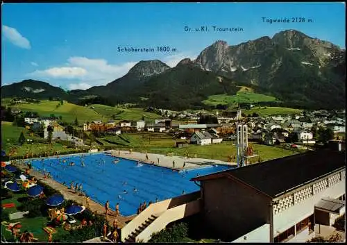 Ansichtskarte Abtenau Stadtblick 1968