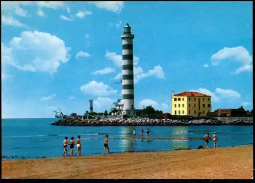 Cartoline Cavallino-Treporti Leuchtturm Faro Lighthouse 1975