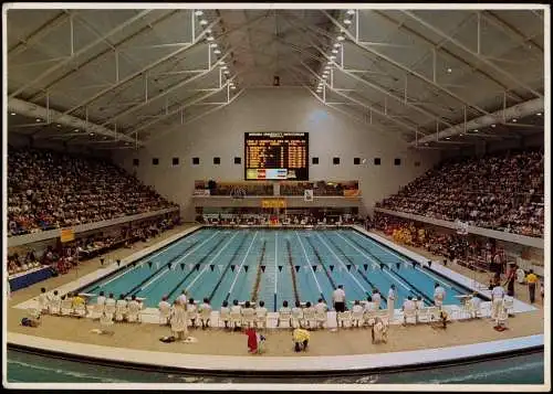 Postcard Indianapolis Schwimmstadion 1985