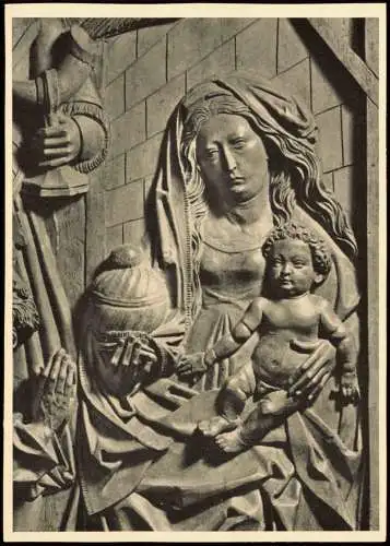 Würzburg Tilman Riemenschneider: Ausschnitt aus einem Relief 1960