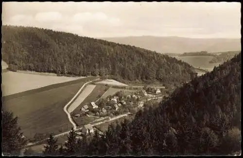 Ansichtskarte Ziegenhagen-Witzenhausen Ortsblick 1961