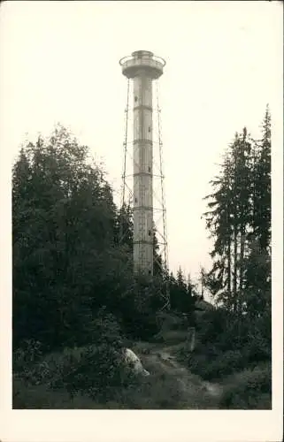 Ansichtskarte Saig Hochfirstturm Schwarzwald 1954  gel. Landpoststempel