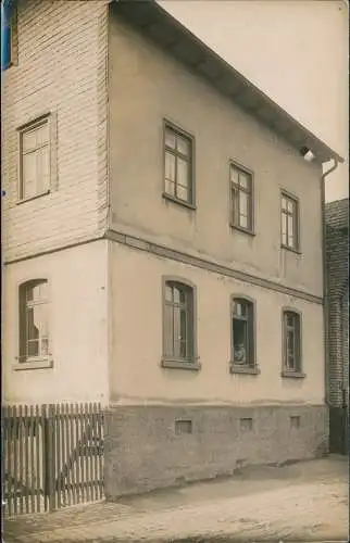Ansichtskarte  Hausfassaden Privataufnahmen mit Menschen 1917