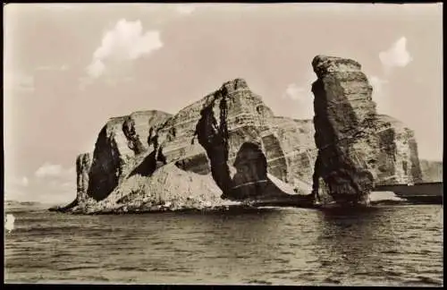 Ansichtskarte Helgoland (Insel) Insel von Norden gesehen 1962