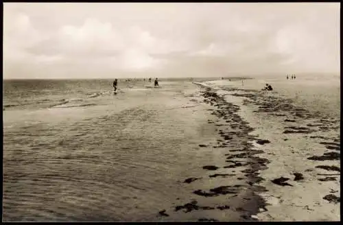 Ansichtskarte St. Peter-Ording Strandleben - Fotokarte 1961