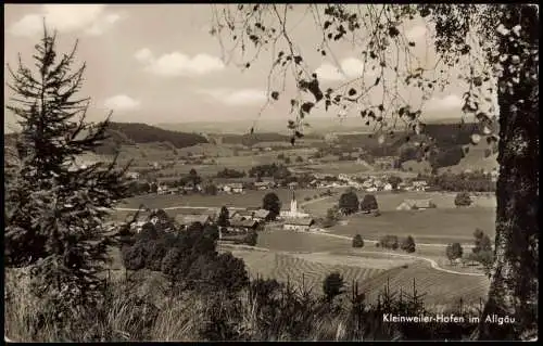 Ansichtskarte Kleinweiler-Weitnau Allgäu Stadtblick 1969