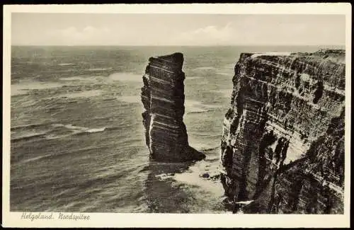 Ansichtskarte Helgoland (Insel) Nordspitze 1954