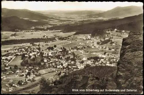 Ansichtskarte Bodenmais Blick vom Silberberg auf Zellertal 1969