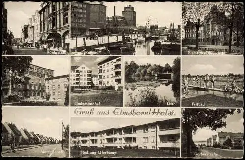 Ansichtskarte Elmshorn Ansichten 1960