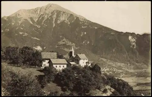 Ansichtskarte Mastrils-Landquart GR Stadtpartie Kanton Graubünden 1928