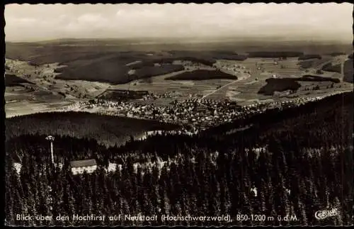 Ansichtskarte Titisee-Neustadt Luftbild mit Hochfirst 1962