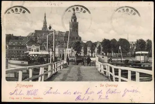 Postkaart Nimwegen Nijmegen De Gierburg 1905