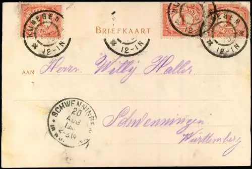 Postkaart Nimwegen Nijmegen De Gierburg 1905