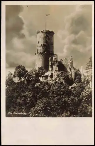 Ansichtskarte Bad Godesberg-Bonn Die Godesburg 1930