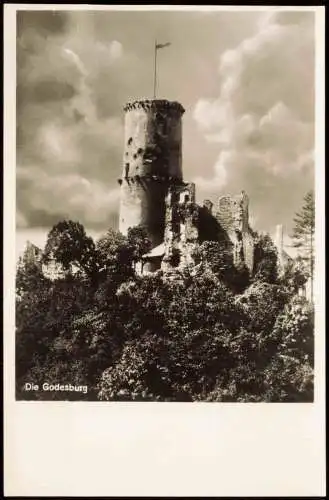 Ansichtskarte Bad Godesberg-Bonn Die Godesburg 1950