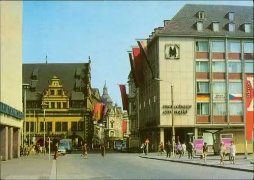 Ansichtskarte Leipzig Grimmaische Straße 1982