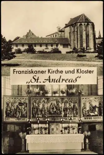 Ansichtskarte Halberstadt Franziskaner Kirche und Kloster St. Andreas 1976