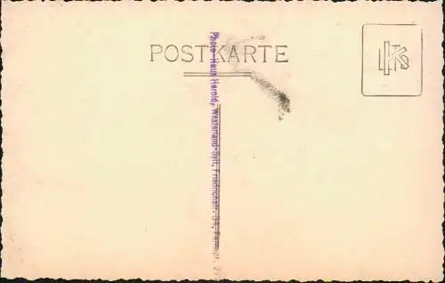 Ansichtskarte Westerland-Sylt Sturmflut an der Promenade 1934