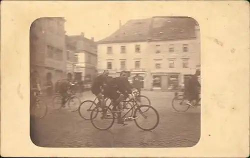 Ansichtskarte  Radsport Fahrrad Radrennen - Marktplatz 1926