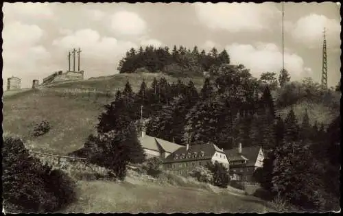 Ansichtskarte Bischofsheim (Rhön) Kloster, Kreuzberg - Fotomontage 1963