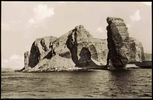 Ansichtskarte Helgoland  Insel von Norden gesehen 1962
