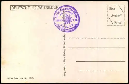 Garmisch-Partenkirchen   Kreuzeckhaus Liegestülle sonnen 1934