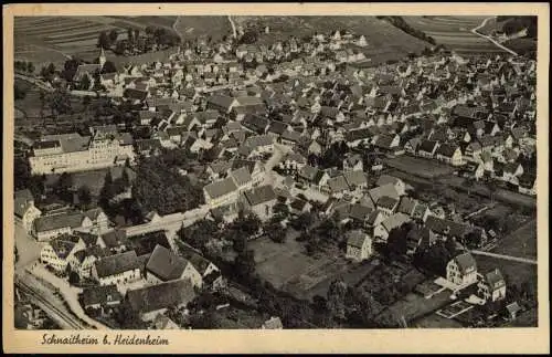 Ansichtskarte Schnaitheim-Heidenheim an der Brenz Luftbild 1930