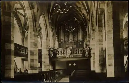 Ansichtskarte Balingen Kirche - Orgel 1919