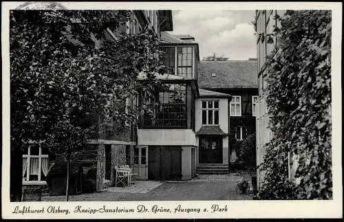 Ansichtskarte Olsberg Kneipp-Sanatorium Dr. Grüne 1956