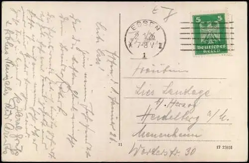 Ansichtskarte Essen (Ruhr) Handelshof 1926