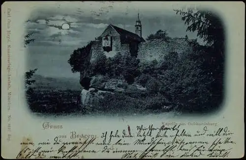 Ansichtskarte Bregenz Kapelle am Gebhardsberg 1898