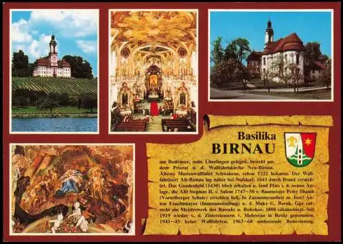 Birnau-Uhldingen-Mühlhofen Wallfahrtskirche Birnau/Basilika 1995