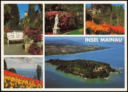 Insel Mainau-Konstanz Mehrbildkarte Im Wandel der Jahreszeiten 1999