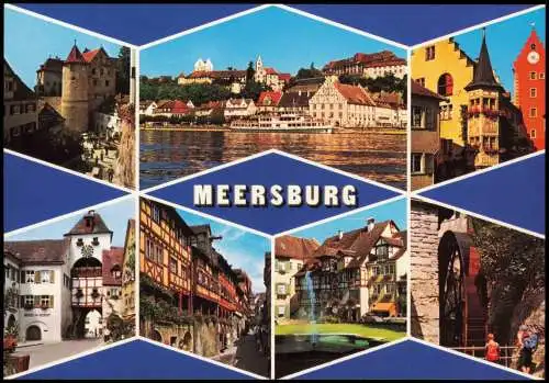 Ansichtskarte Meersburg Mehrbildkarte mit div. Ortsansichten 1998
