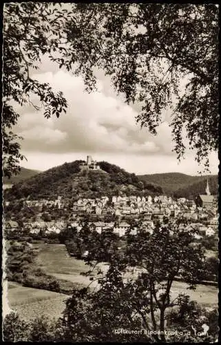 Ansichtskarte Biedenkopf Blick auf die Stadt 1957
