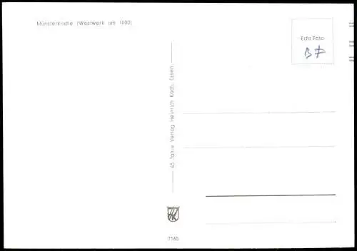 Ansichtskarte Essen (Ruhr) Münsterkirche 1961