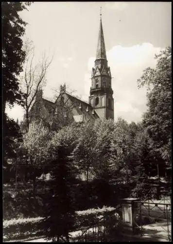 Foto Löbau Fotokarte Pfarrkirche St. Nikolai 1962 Foto