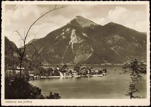 Ansichtskarte Kochel am See Walchensee und Jochberg 1965
