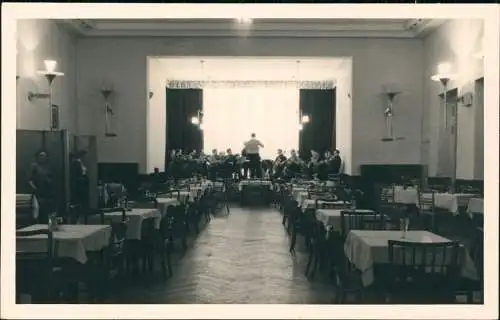 Ansichtskarte Bad Lausick Lausigk Orchester im Saal 1959