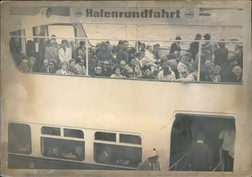Foto Hamburg Hafenrundfahrt 1965 Privatfoto