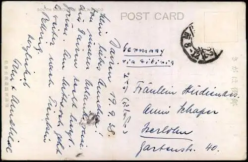 Postcard Japan Japan Nippon 日本 YAMATO HOTEL. HOSHIGAURA 1922