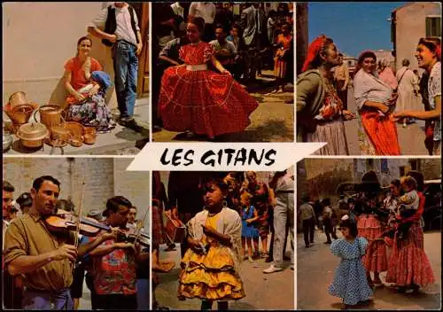 Saintes-Maries-de-la-Mer Gitans et Gitanes le jour de la Procession Typen 1978