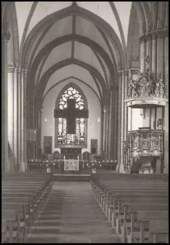 Ansichtskarte Herford Innenansicht Münster zu Herford 1970