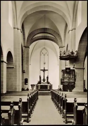 Ansichtskarte Höxter (Weser) St. Kilianikirche Innenansicht 1960