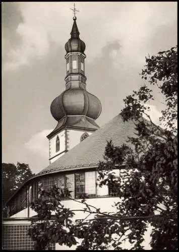 Ansichtskarte  Hochhausen a.d. Tauber, St. Pankratius Kirche 1960